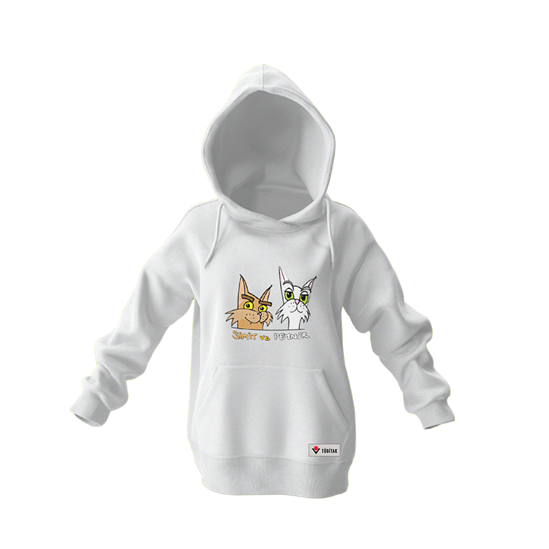 Simit ve Peynir Kapüşonlu Sweatshirt Simit ve Peynir Kapüşonlu Sweatshirt
