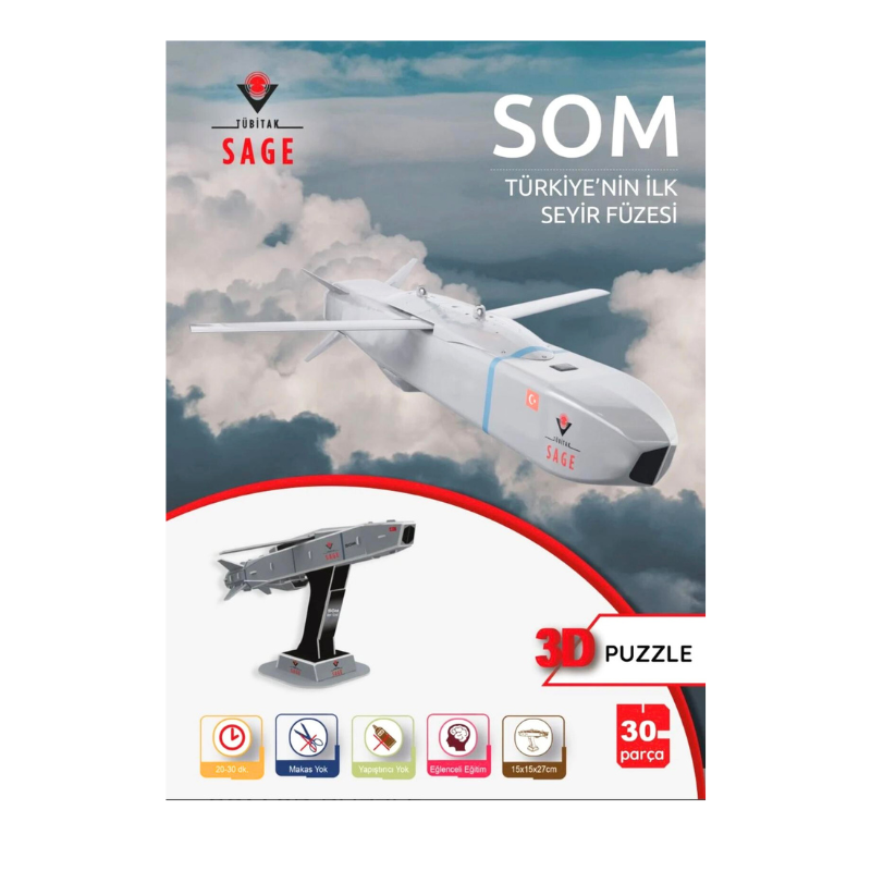 TÜBİTAK SAGE SOM 3D Yapboz TÜBİTAK SAGE SOM 3D Yapboz