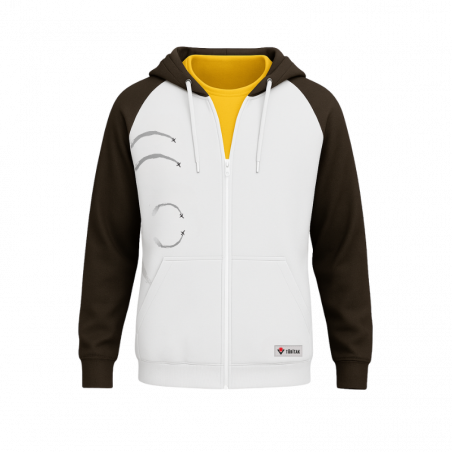 TÜBİTAK Logo Baskılı Fermuarlı Sweatshirt (Erkek)