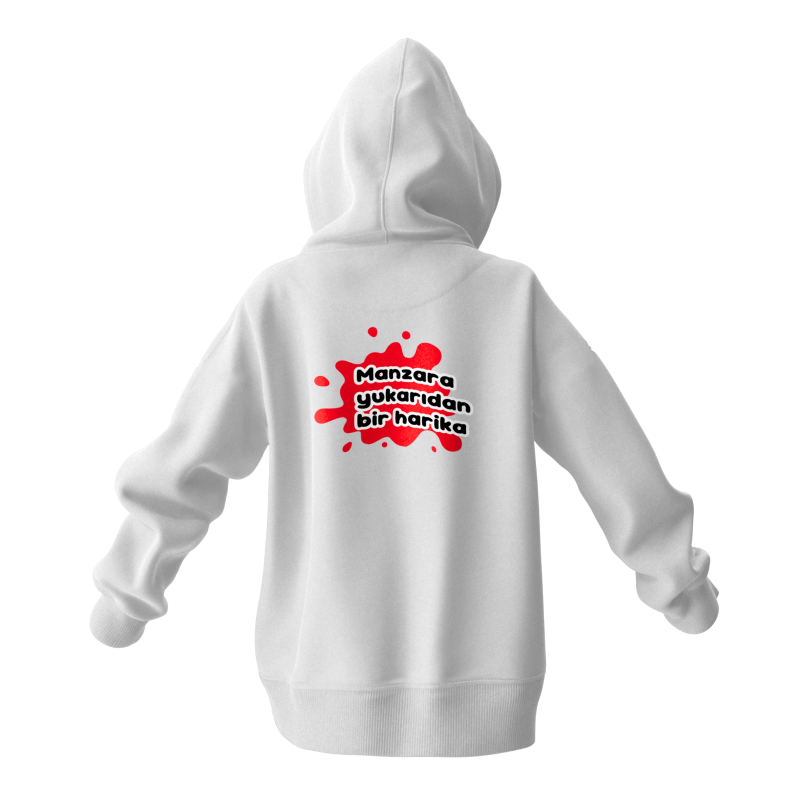 Sevimli Hayvanlar Serisi Zürafa Sweatshirt (Çocuk)