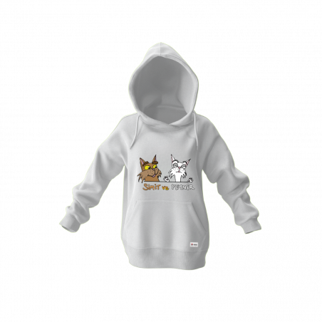 Simit ve Peynir Kapüşonlu Sweatshirt